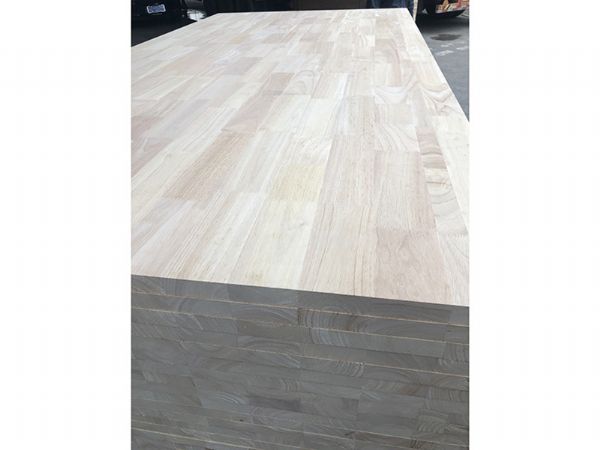 Rubber wood finger joint plate