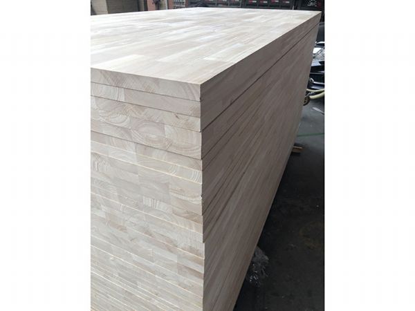 Rubber wood finger joint plate